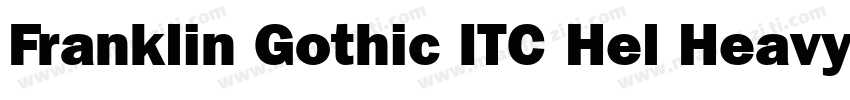 Franklin Gothic ITC Hel Heavy Regul字体转换